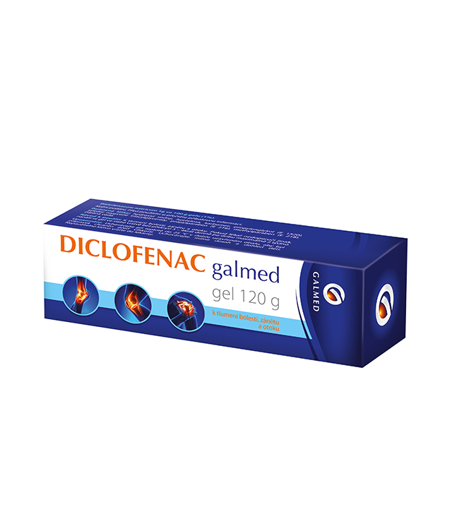 Diclofenac Galmed 10mg/g gel 1x120g