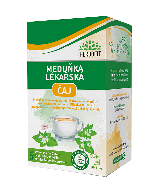 Herbofit bylinný čaj Meduňka 20x1.5g