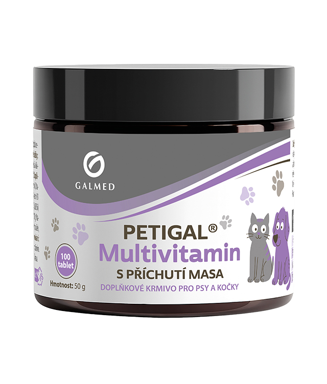 PETIGAL Multivitamin s příchutí masa tbl 100