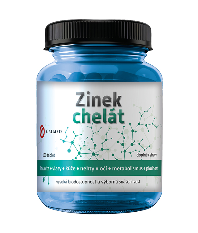 Zinek chelát 15mg Galmed tbl 100