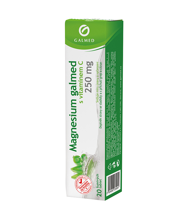 Magnesium 250mg Galmed eff tbl.20
