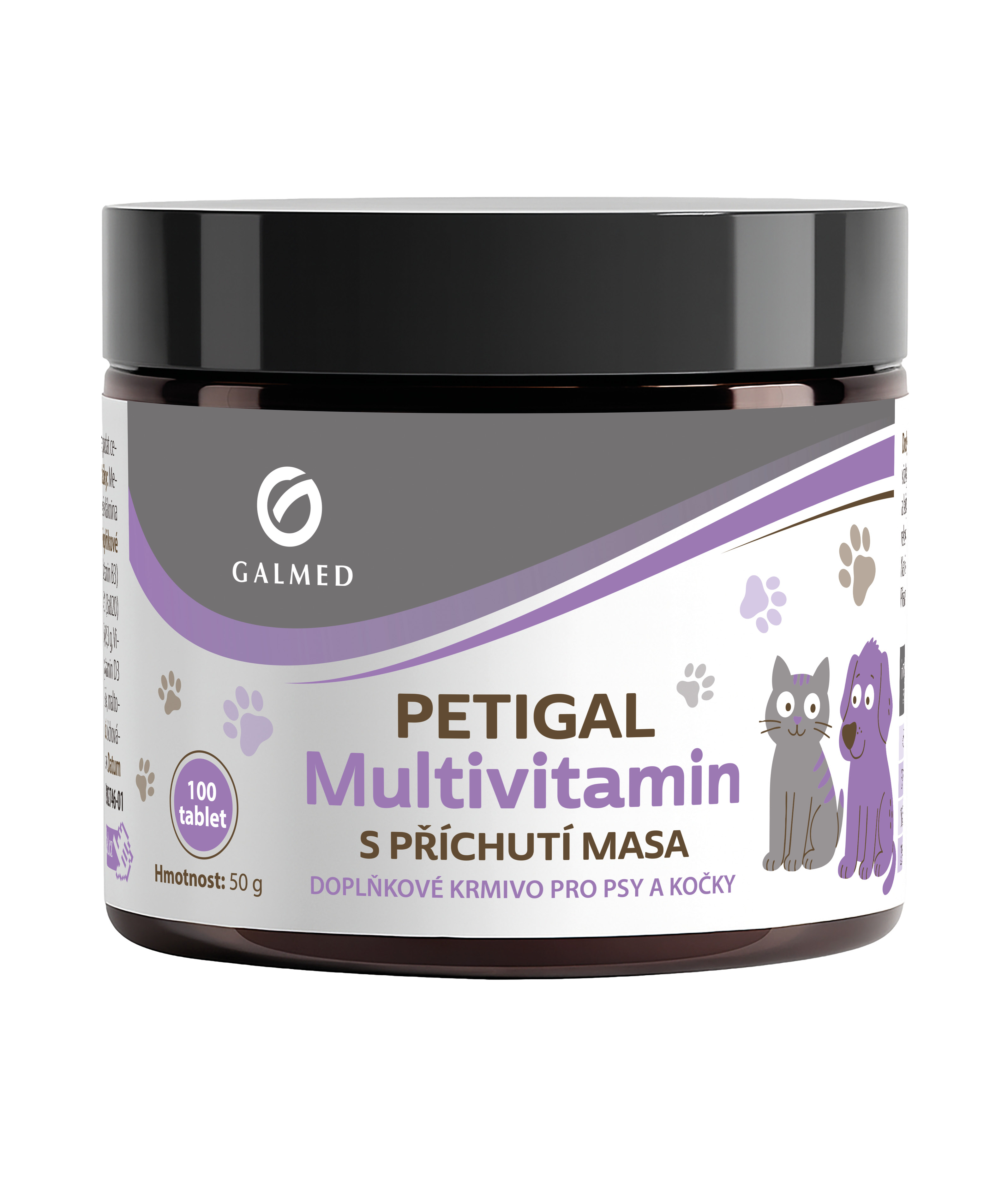 PETIGAL Multivitamin s příchutí masa tbl 100