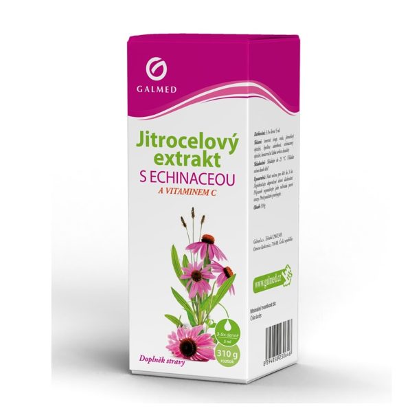Jitrocelový extrakt  Galmed s echinaceou a vit.C 310g