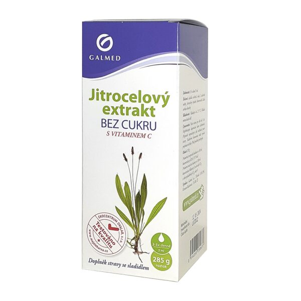 Jitrocelový extrakt Galmed s vit.C bez cukru 285g