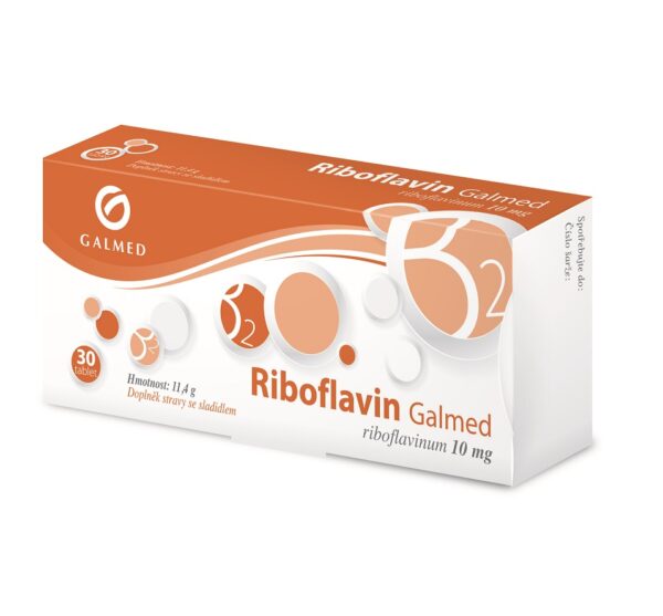Riboflavin Galmed tbl 30x10mg