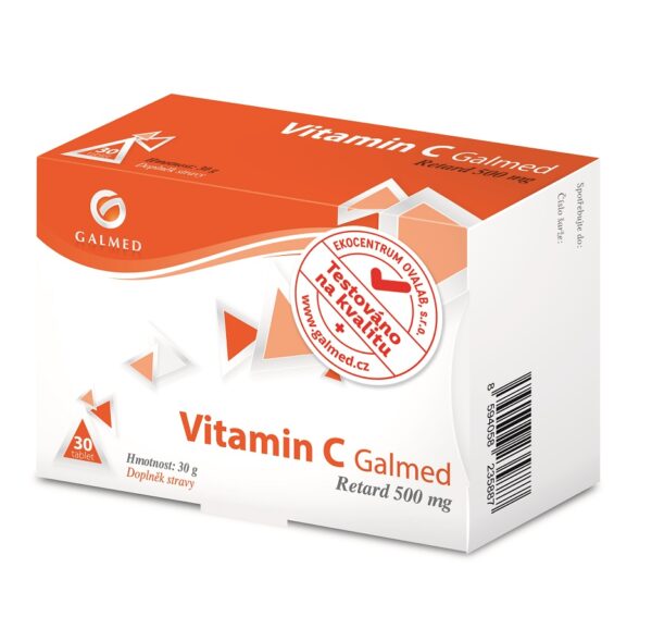Vitamin C Retard 500mg tbl.30 Galmed