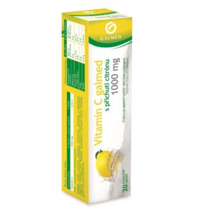 Vitamin C 1000mg Galmed citron eff tbl 20