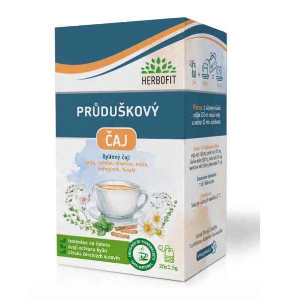 Herbofit čaj bylinný Průduškový 20x1,5g