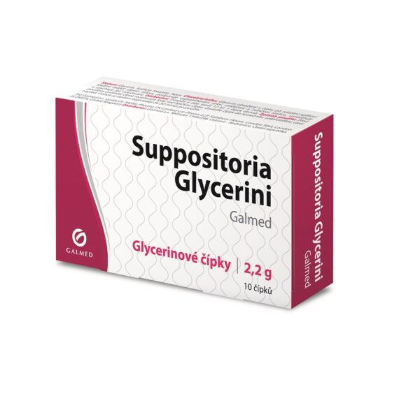 Suppositoria Glycerini 2,2 g 10 čípků Galmed