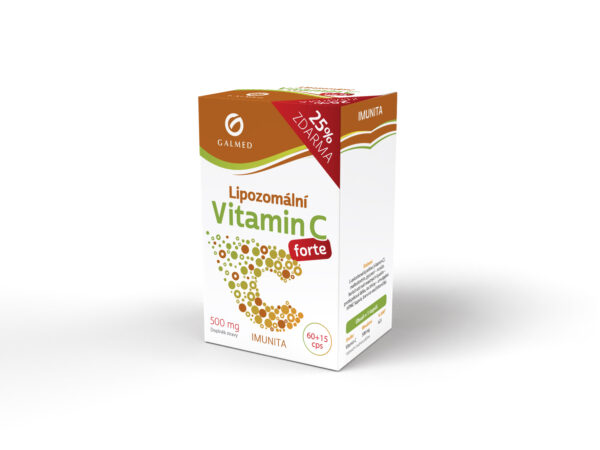 Vitamín C 500mg Lipozomální forte Galmed cps 60+15