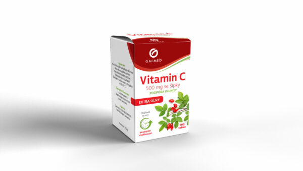 Vitamin C 500 mg se šípky Galmed tbl 100