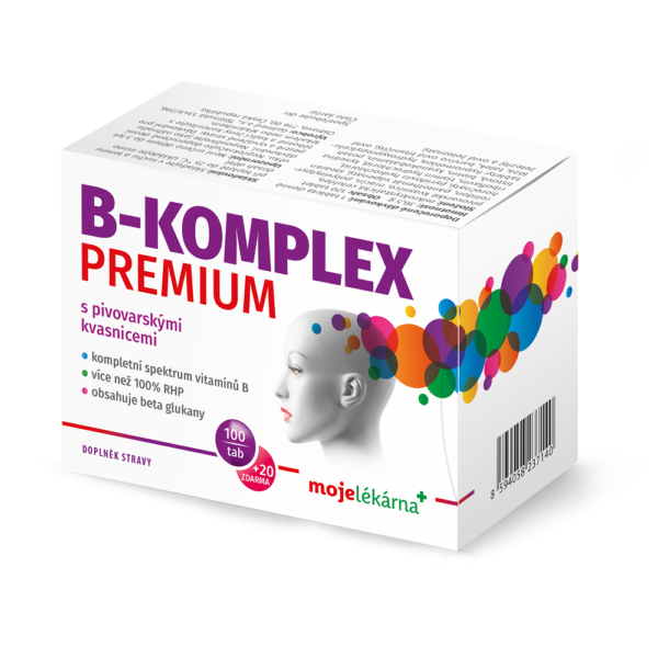 Moje lékárna B-komplex PREMIUM  tbl 100+20