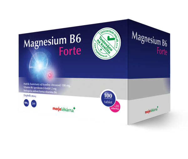 Moje lékárna Magnesium B6 Forte 100+20 tbl