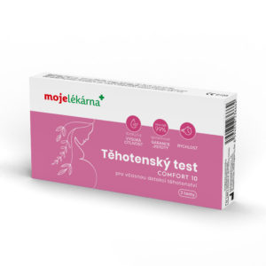 Moje lékárna Test Těhotenský Comfort 10 2ks