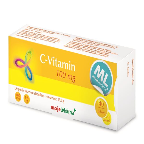 Moje lékárna Vitamin C 100mg tbl 40+10