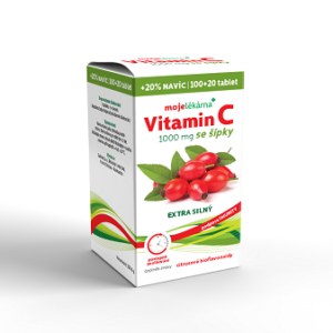 Moje lékárna Vitamín C 1000 mg se šípky tbl 100+20