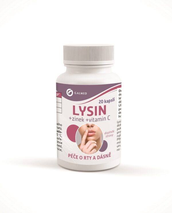 Lysin+zinek+vit.C Galmed cps 20