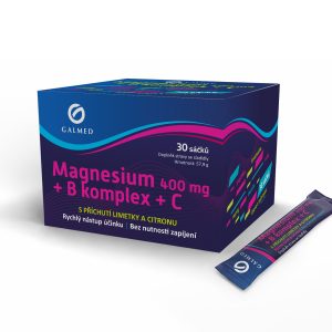 Magnesium 400 mg + B komplex + C 30 sáčků Galmed