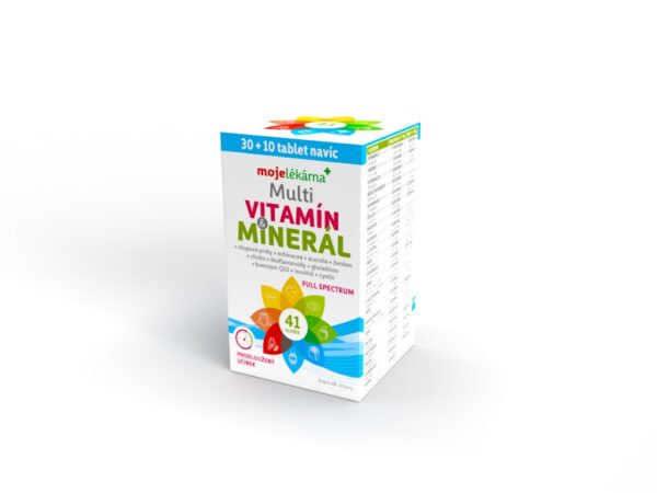 Moje lékárna Multivitamín Minerál tbl 30+10