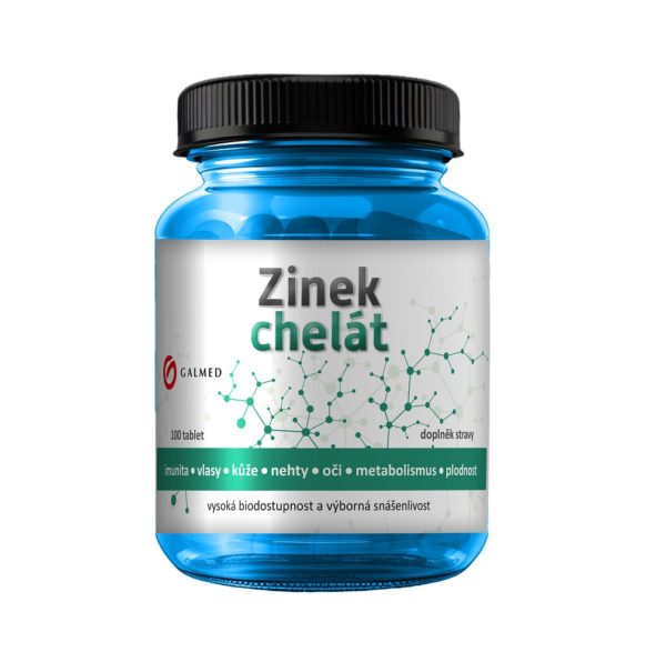 Zinek chelát 15mg Galmed tbl 100