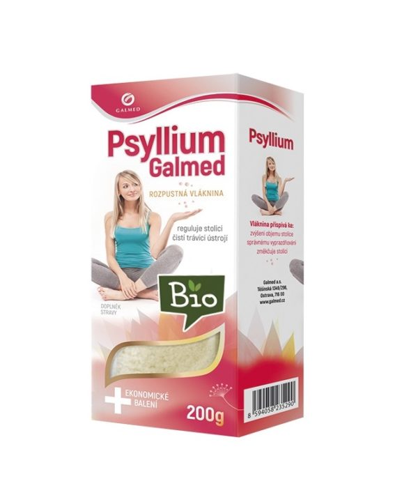 Psyllium BIO indická rozpustná vláknina Galmed 200g