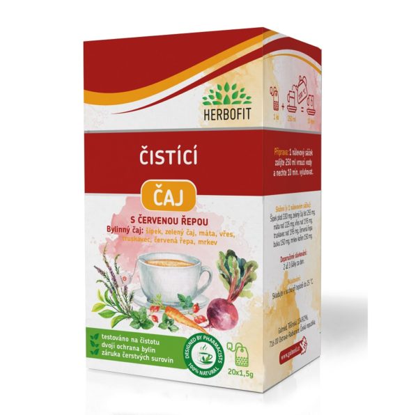 Herbofit bylinný čaj Čistící 20x1,5g
