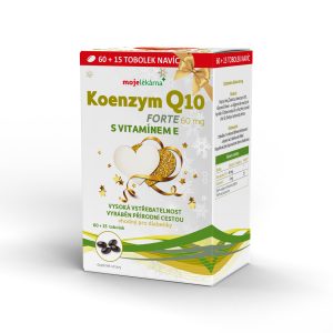 Moje lékárna Koenzym Q10 forte 60mg tob 60+15