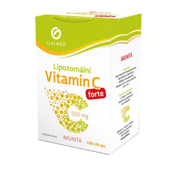 Vitamin C 500mg Lipozomální forte Galmed cps 100+20