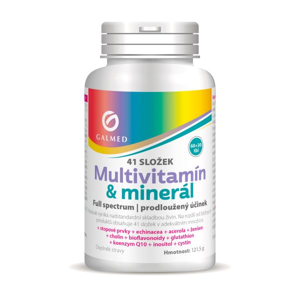 Multivitamín & Minerál tbl 60+30 Galmed