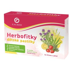 Herbofitky dětské pastilky 36ks Galmed