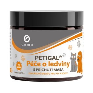 PETIGAL Péče o ledviny s příchutí masa tbl 100